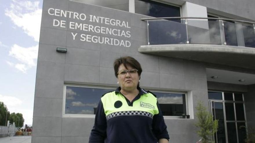 La agente de Policía Local, Clemen González.