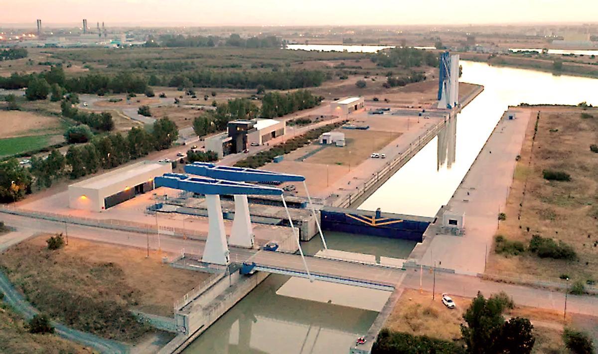 Carretyera de la esclusa.