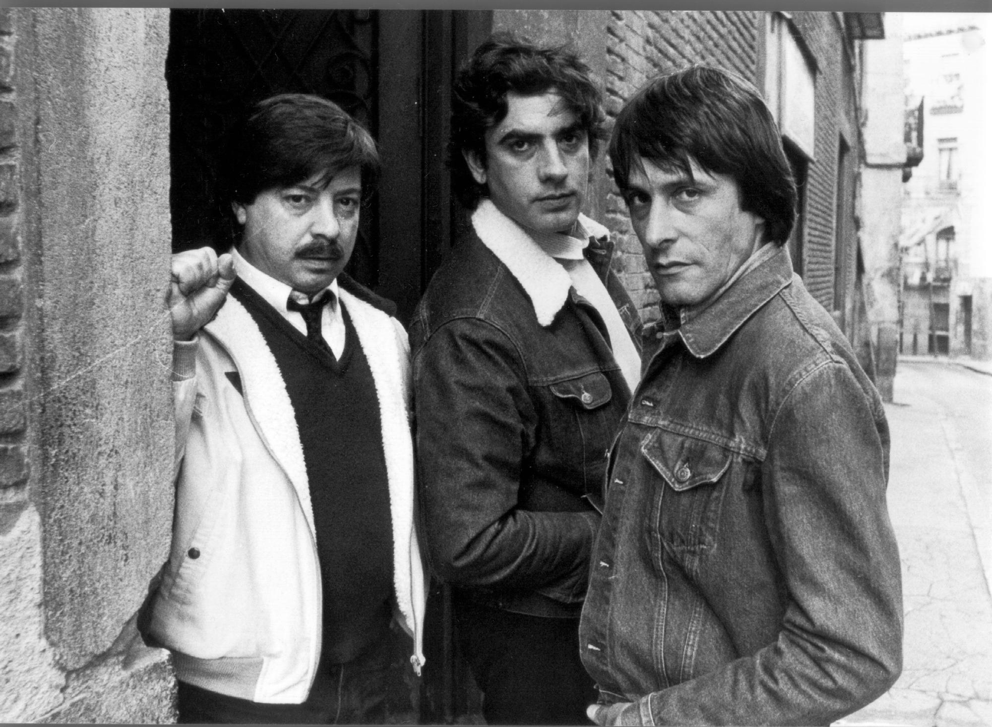 Imagen de archivo de los tres miembros originales del grupo de rock andaluz Triana: Juan José Palacios 'Tele', Eduardo Rodríguez Rodway y Jesús de la Rosa.