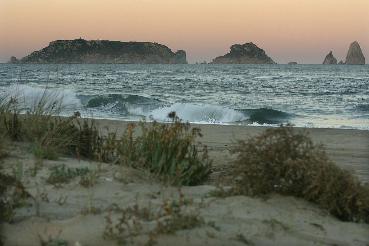 Un capvespre a les Illes Medes.