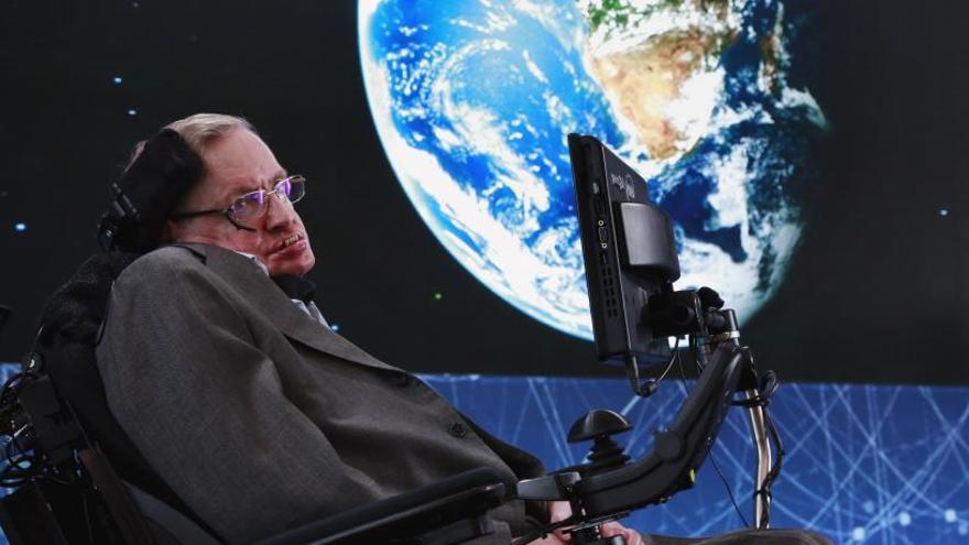 Stephen Hawking durante un acto en Nueva York.