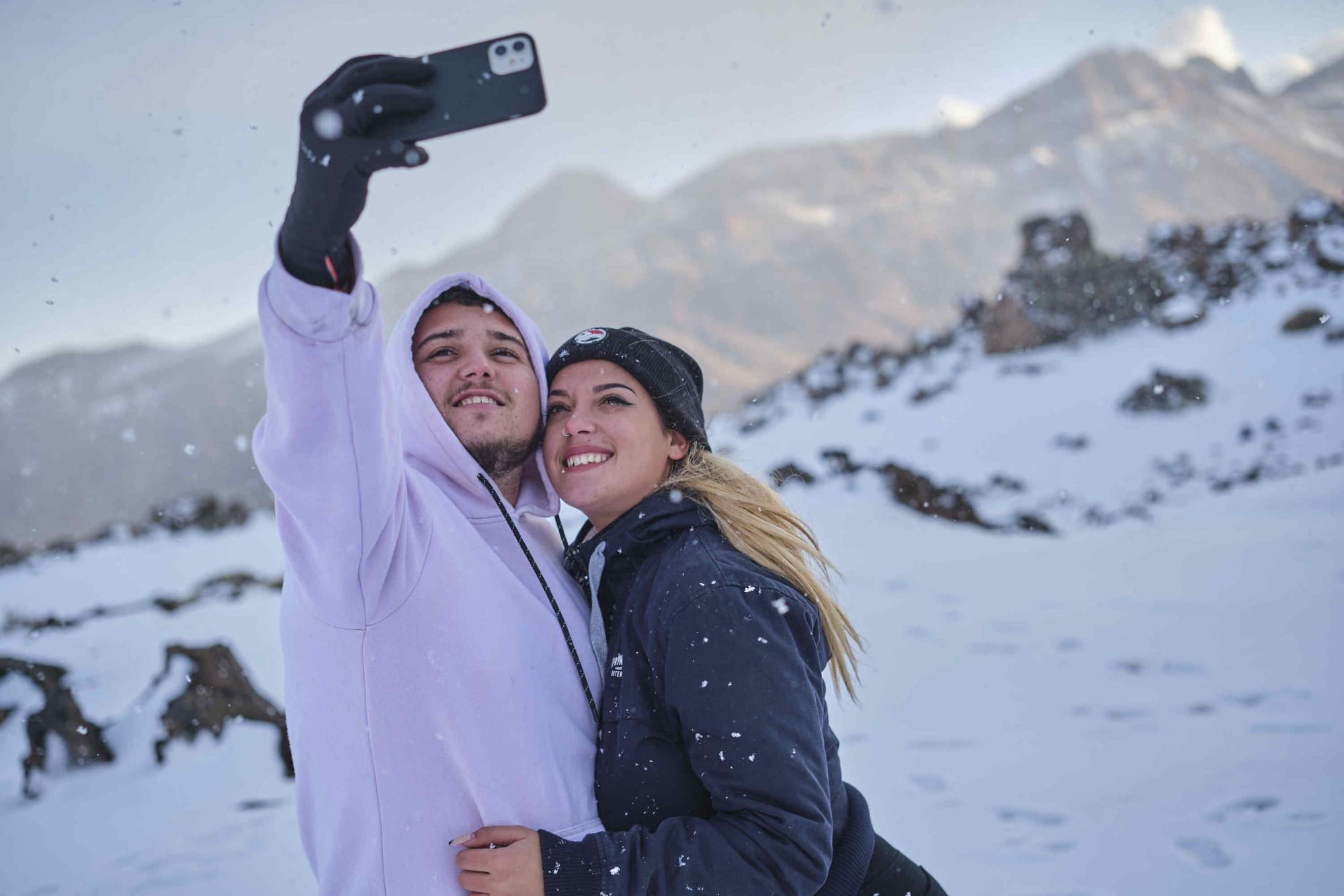 Nevada en el Teide