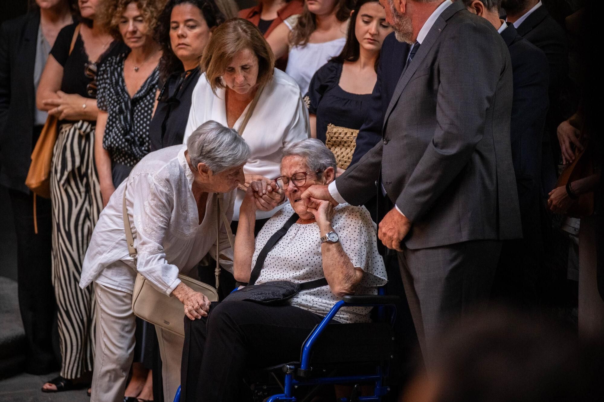 Funeral de Manuel Hermoso en Santa Cruz de Tenerife.