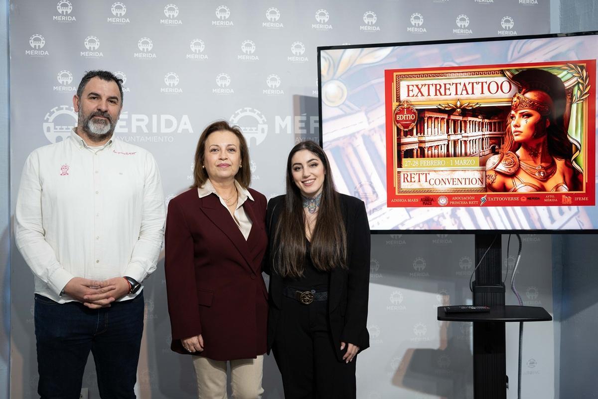 Presentación del evento solidario, este martes, en Mérida.