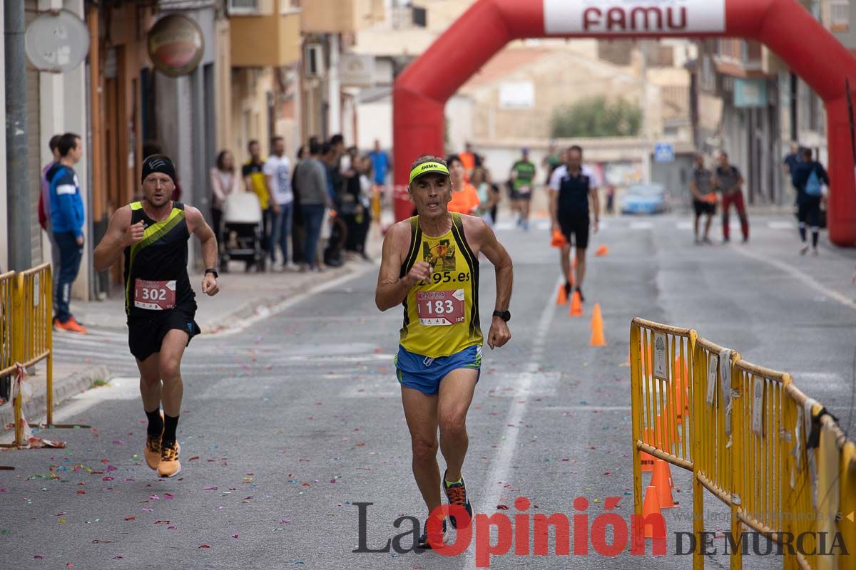 Carrera Popular Urbana y de la Mujer de Moratalla ‘La Villa, premio Marín Giménez (línea de meta)