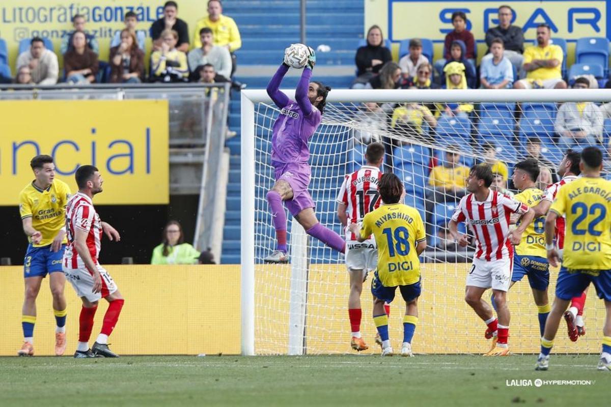 Así fue el partido entre el Sporting y Las Palmas