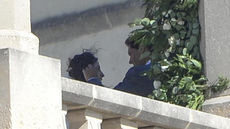 Rafa Nadal y Mery Perelló, durante su boda.