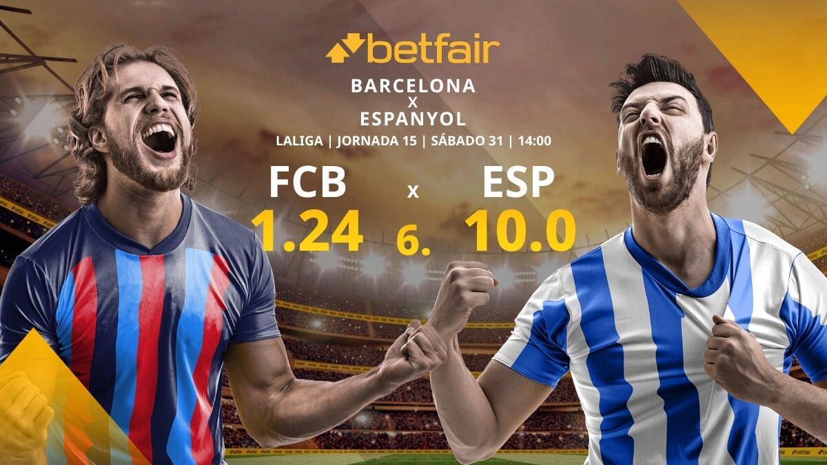 FC Barcelona vs. RCD Espanyol: horario, TV, alineaciones, estadísticas y mejores pronósticos