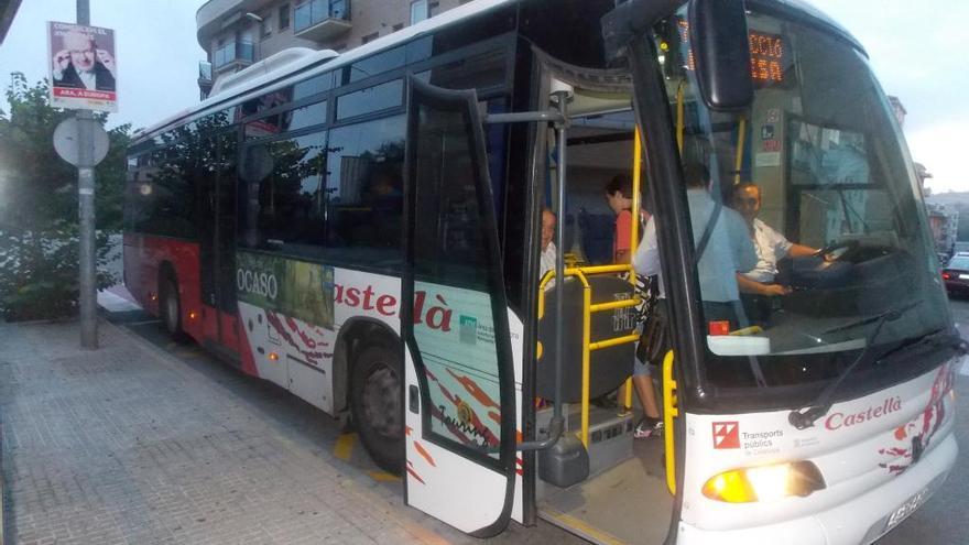 Un bus de la línia de Sant Joan a Manresa