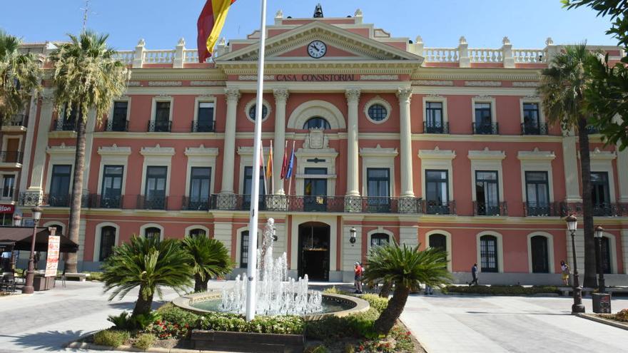 La Glorieta de Murcia, aún sin transformar en mercadillo navideño.