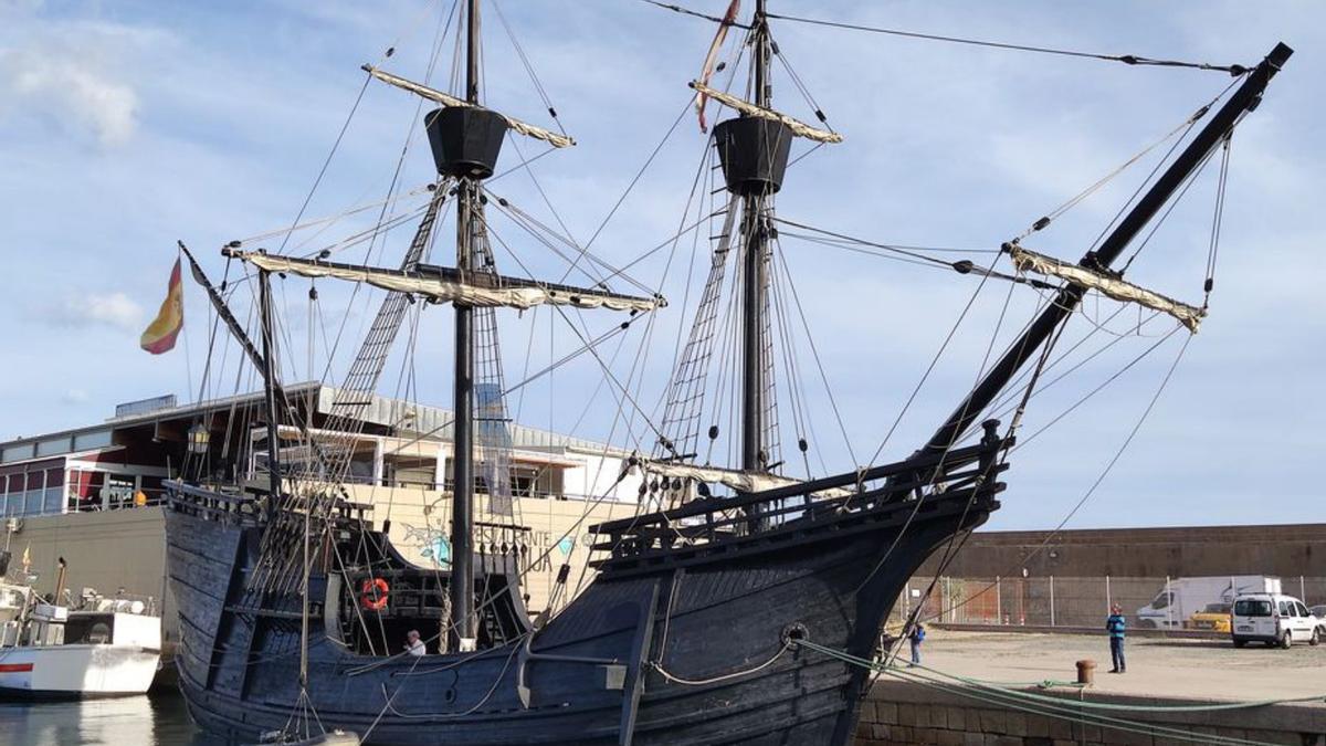 La nave es una réplica exacta de la Nao Victoria de Elcano. | JAIME ZARAGOZA