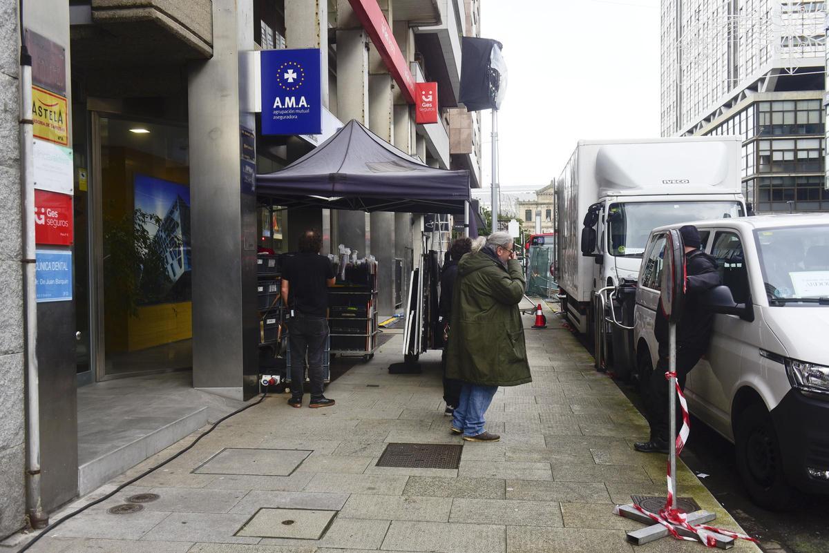 Arranca en A Coruña el rodaje de 'Ardora', la nueva serie de Movistar+, con Carolina Yuste y Javier Gutiérrez