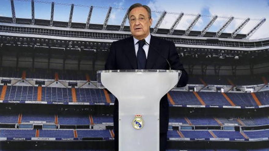 El presidente del Real Madrid, Florentino Pérez.