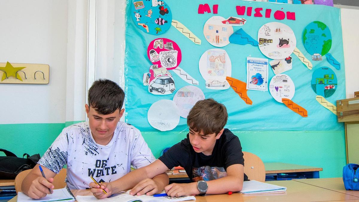Actividad de educación ambiental en un centro educativo de Córdoba.