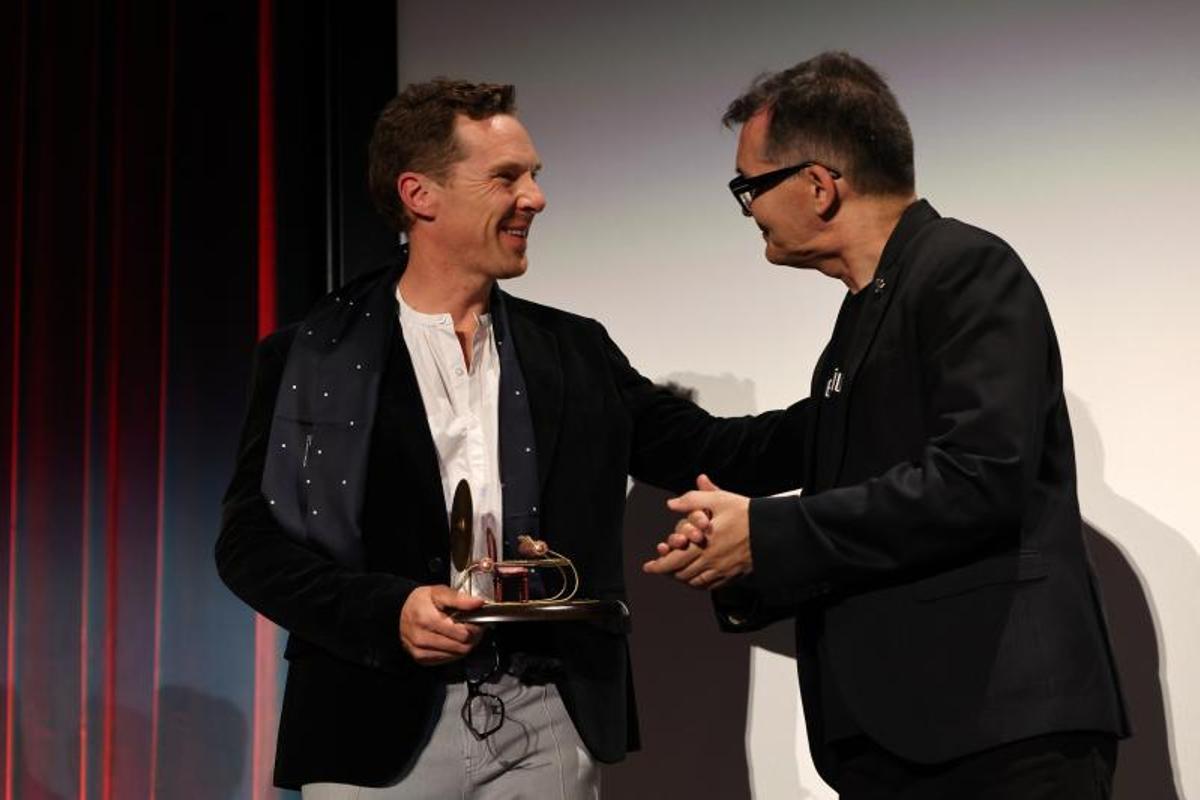 El actor Benedict Cumberbatch ovacionado en Sitges