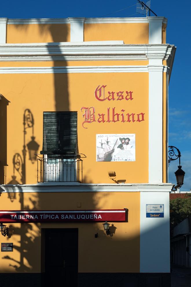 Casa Balbino typical andalusian tavern. Sanlucar de Barrameda. Cadiz. Spain