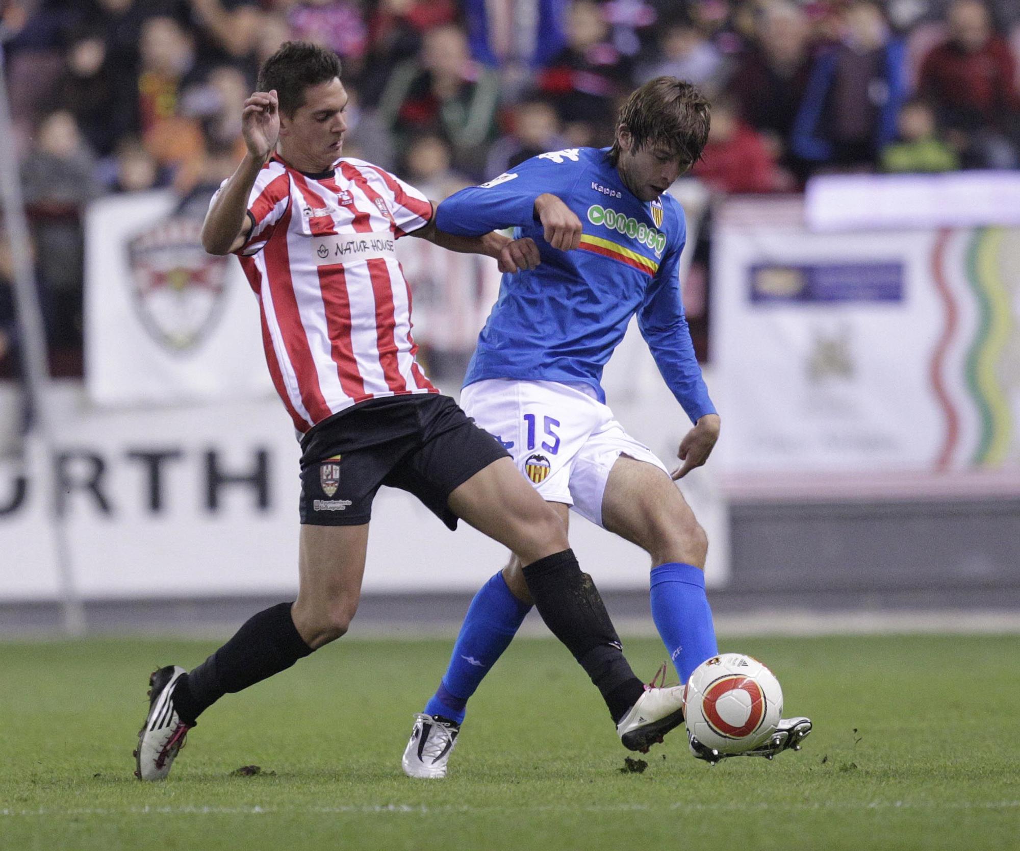 Así fue el Logroñés - Valencia de 2010: Villa, Silva, Mata...