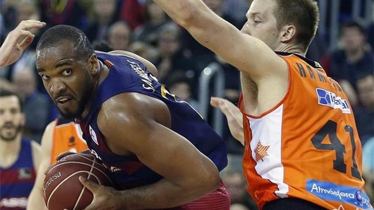 Los blaugrana cayeron ante el Valencia en el Palau