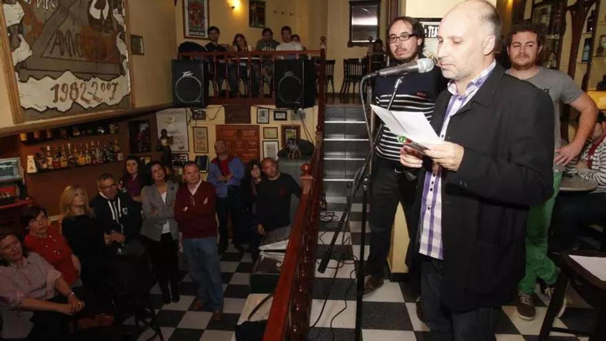 Imagen de una edición de los 'Lunes literarios' del Café Zalacaín en 2016.