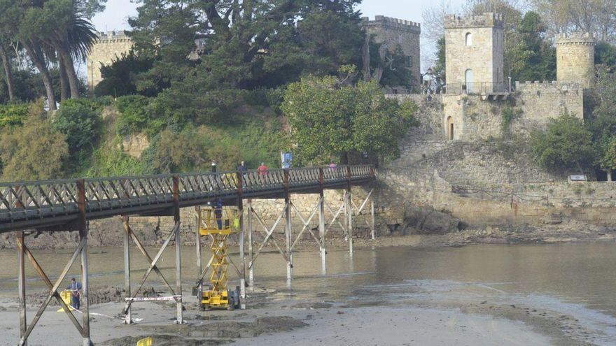 Costas retirará la pasarela del castillo de Santa Cruz y construirá una nueva