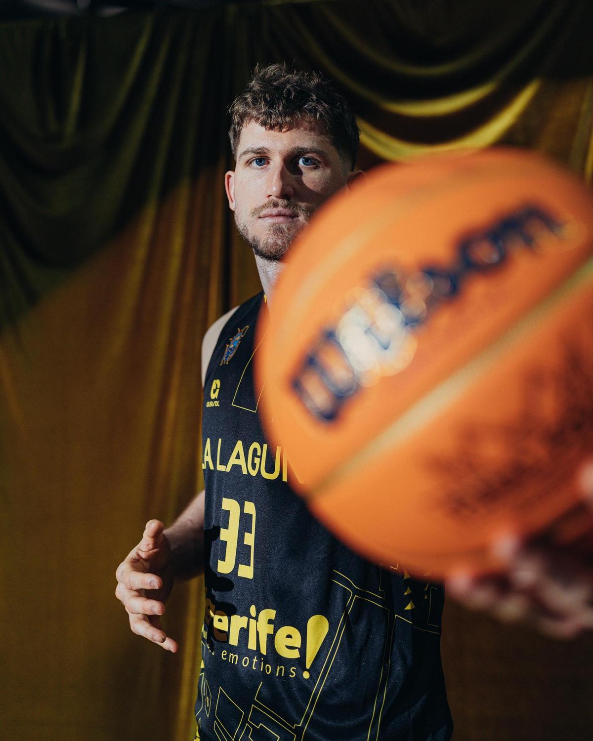 Alderete, durante la sesión de fotos para al Final Four