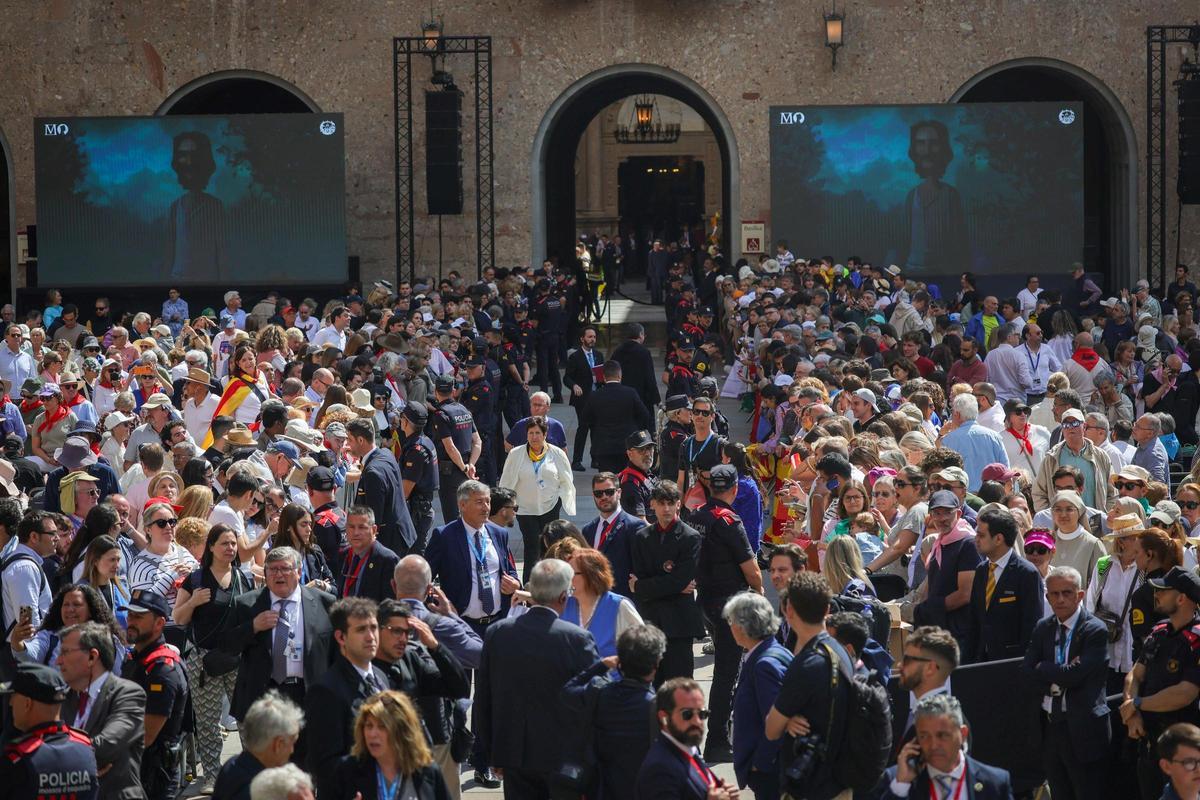 El Papa León XIV visita Montserrat