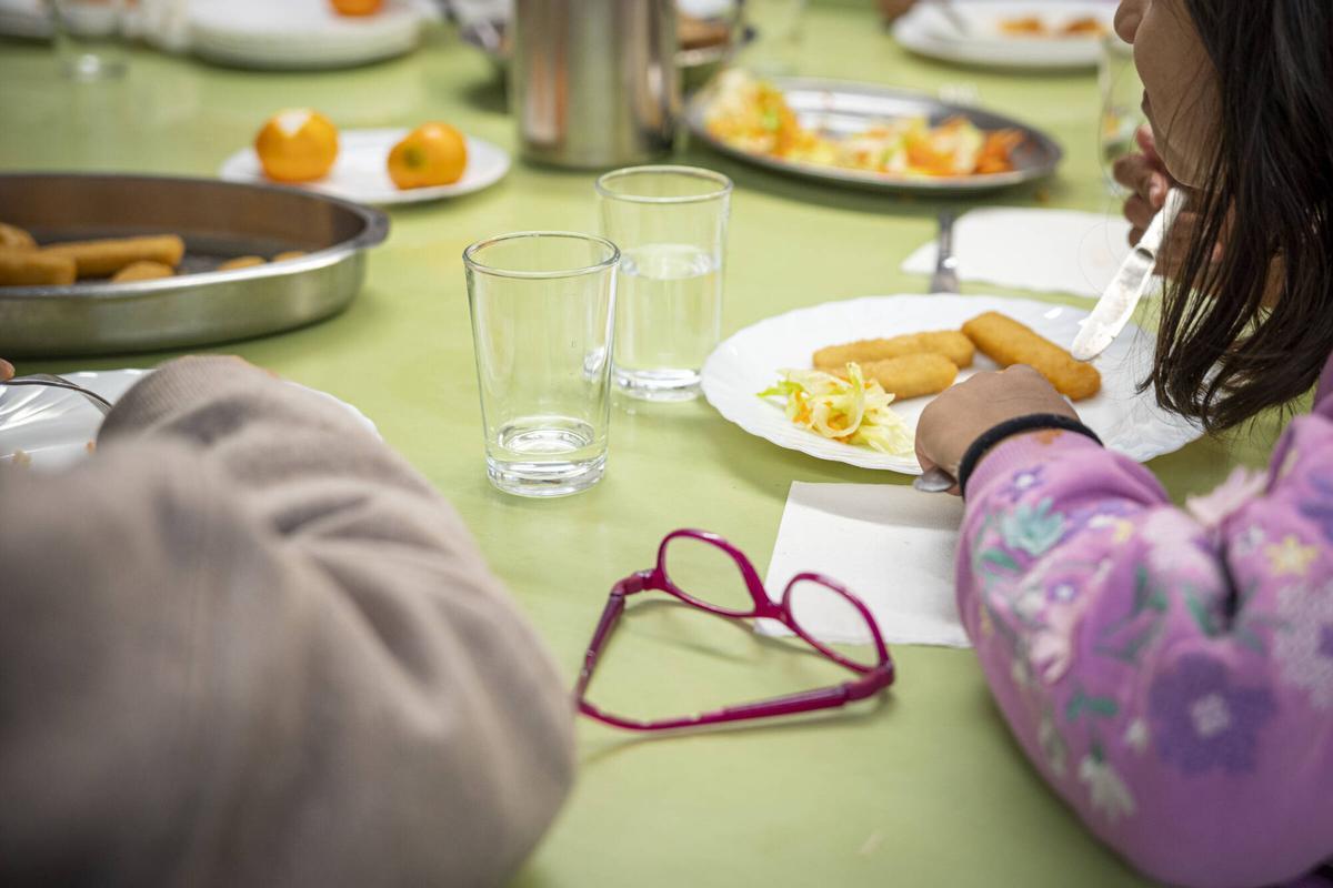 Un comedor escolar en Catalunya, este curso.