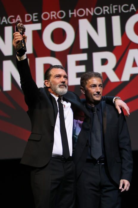 Antonio Banderas, Biznaga de Oro honorífica del Festival de Málaga