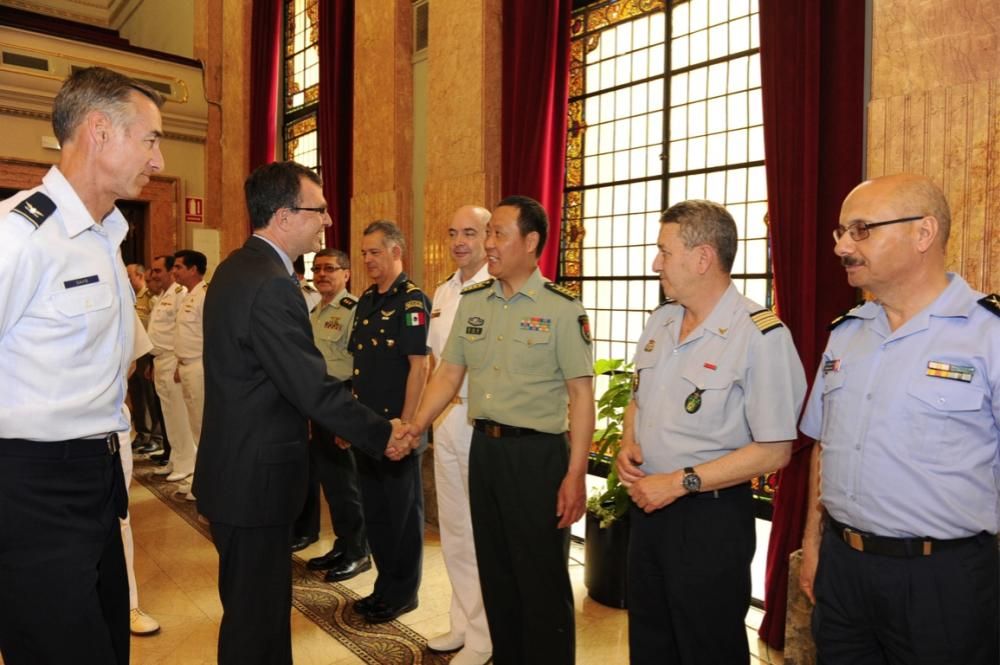 Recepción de Agregados de Defensa Militares Navales y Aéreos