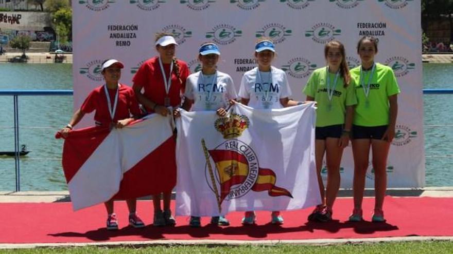 El Real Club Mediterráneo, con diez medallas, tercero en el Campeonato de Andalucía