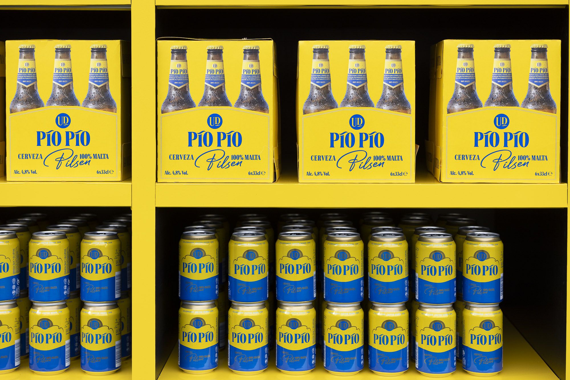 Presentación de la nueva cerveza Pío Pío