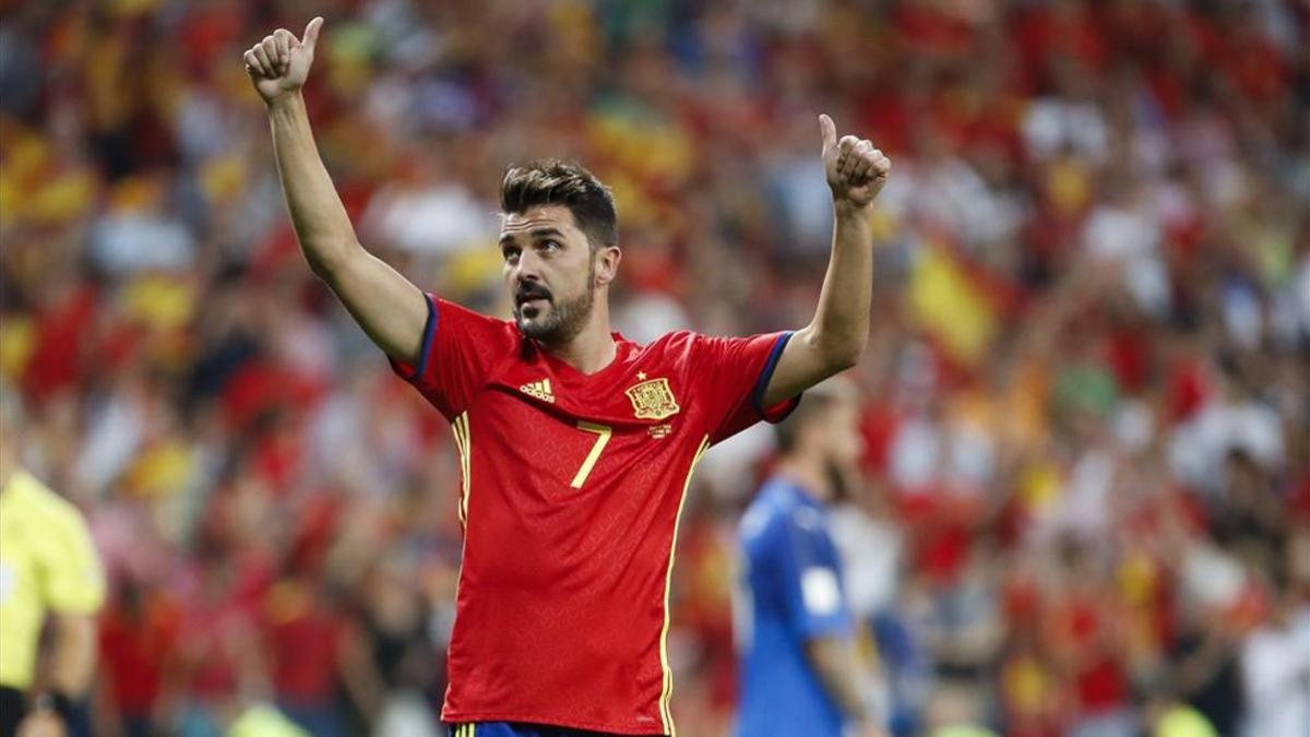 David Villa es el máximo goleador de la selección española, con 59 goles