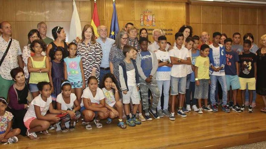 Trescientos niños saharauis pasan el verano en Galicia