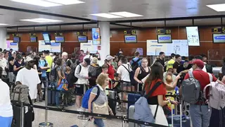 Sin incidentes, aunque con algunos retrasos, en el primer día de huelga del 'handling' de Ryanair