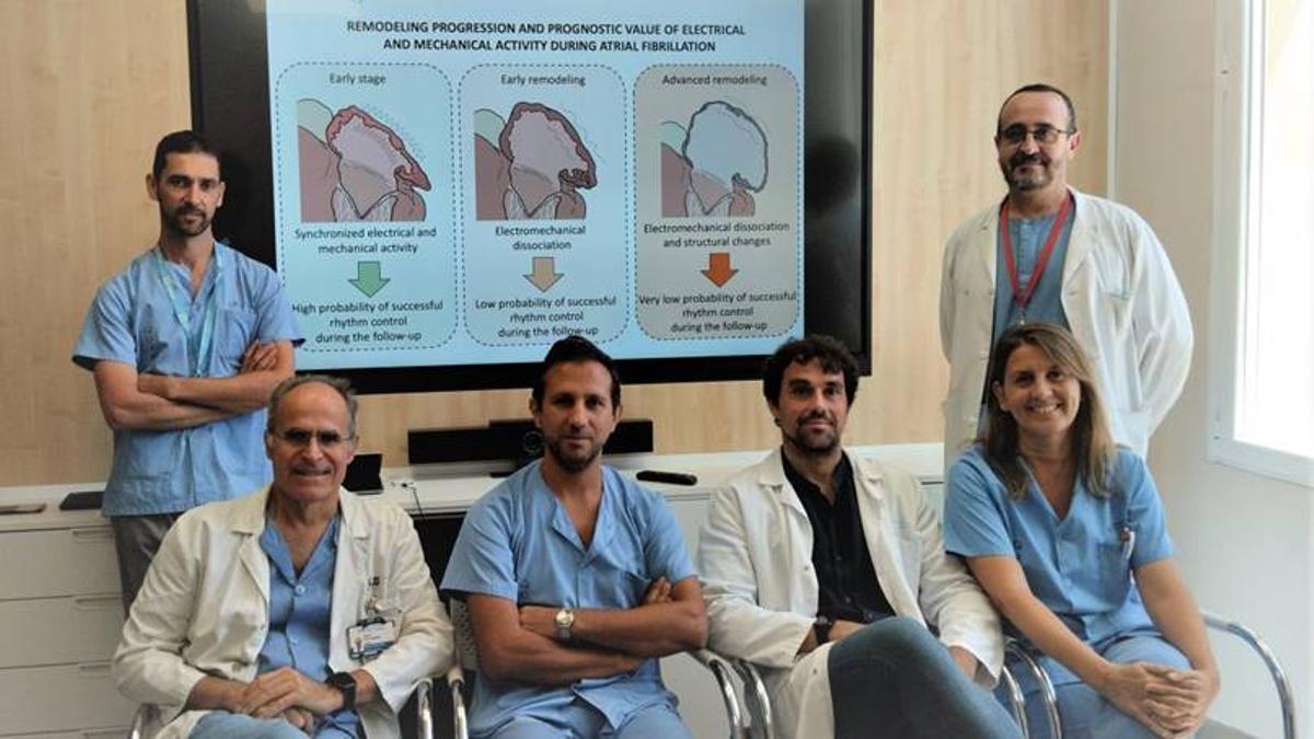 Miembros del Servicio de Cardiología del Clínico San Carlos de Madrid.