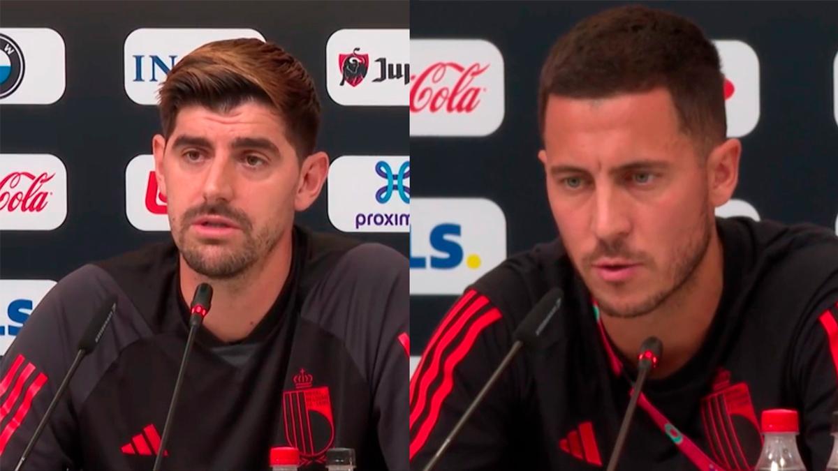 ¿Polvorín belga? Courtois y Hazard toman la palabra