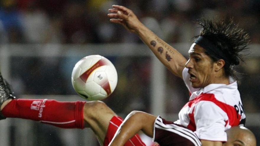 El delantero peruano Paolo Guerrero