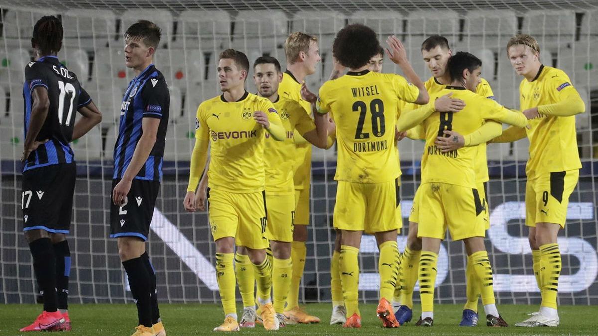 El Dortmund se llevó la victoria ante el Brujas