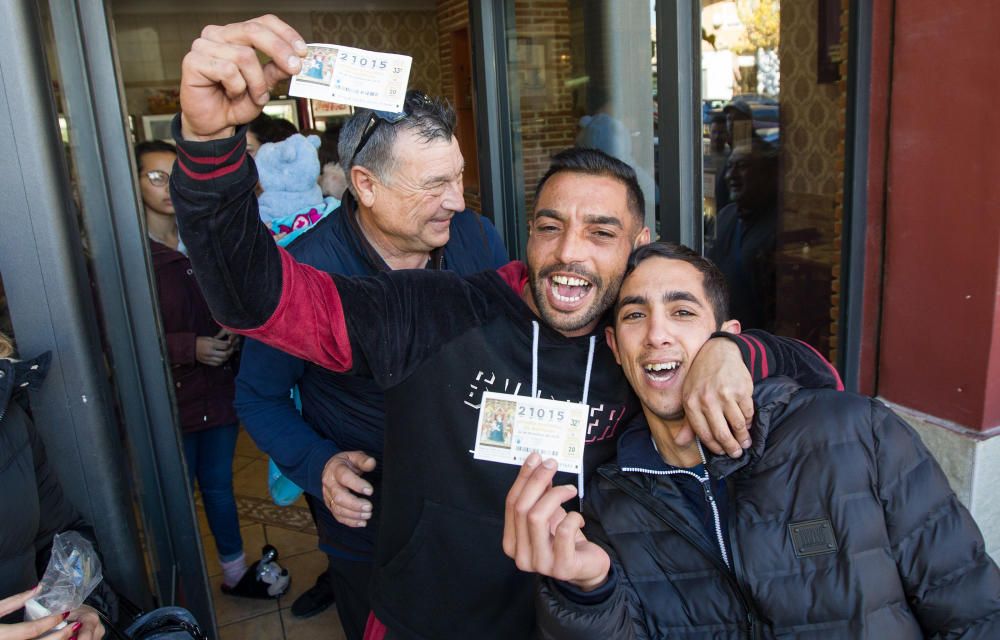 Lotería de Navidad 2018: El segundo premio de la Lotería reparte 24,3 millones de euros en Alicante, Pedreguer y Elda.