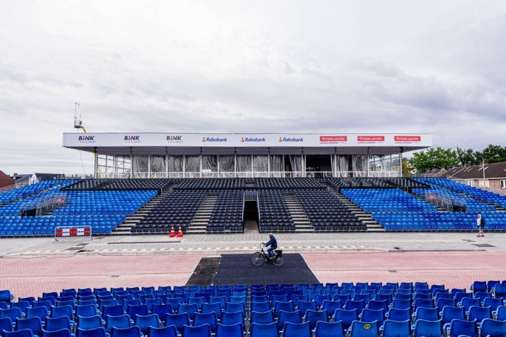 La espectacular tribuna