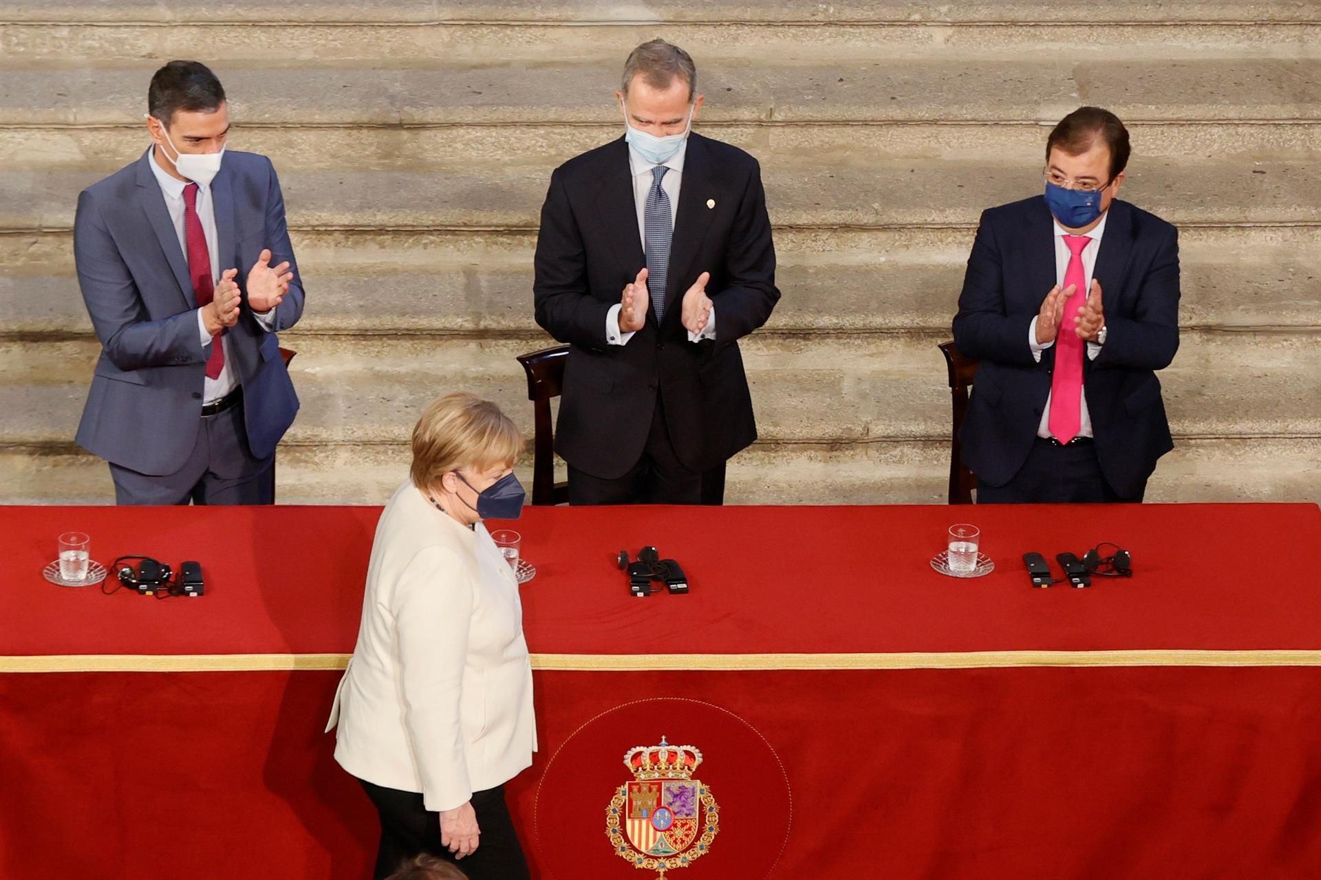 Entrega del premio Europeo Carlos V a Angela Merkel