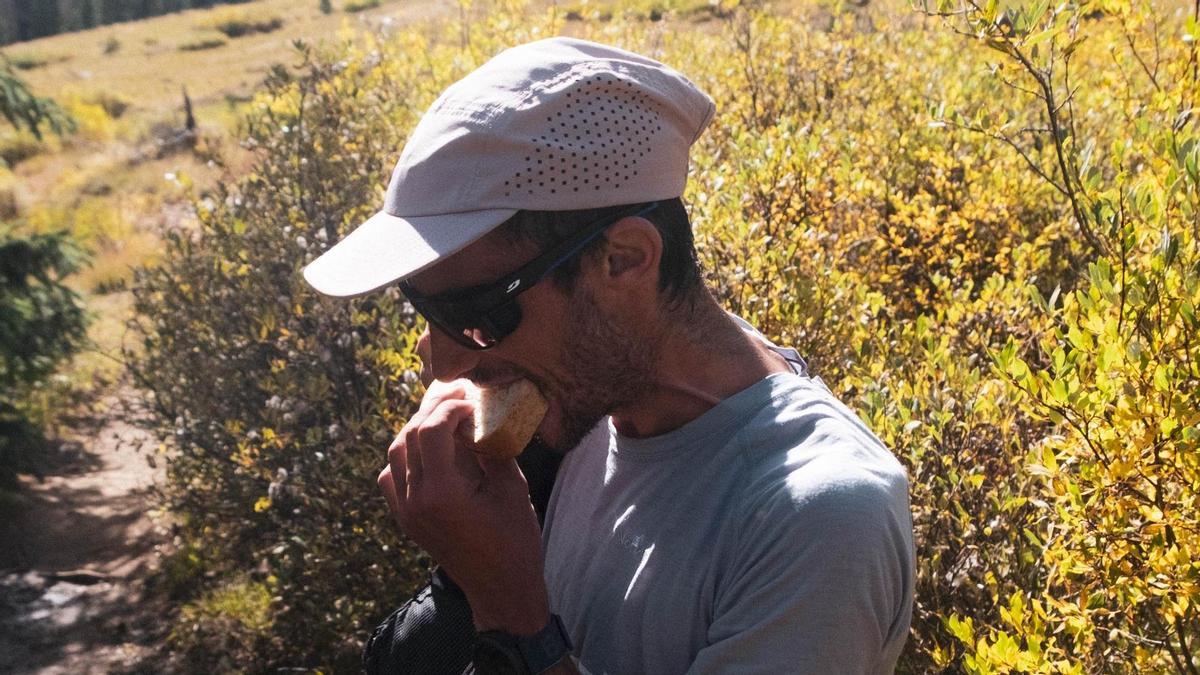 Kilian Jornet, durante su reto