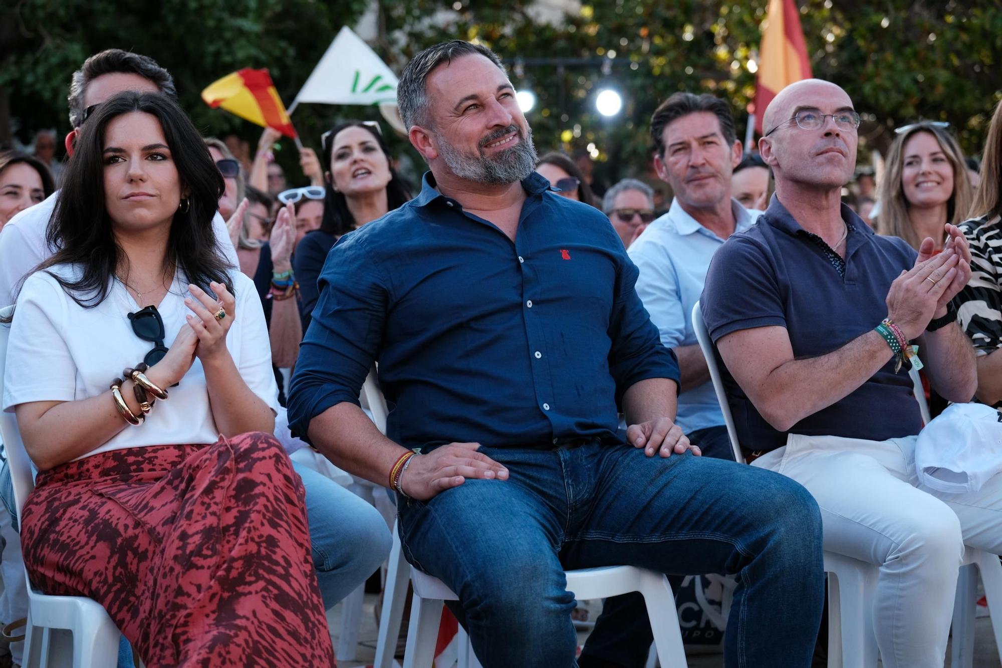 El mitin de Abascal y Buxadé (Vox) en Málaga