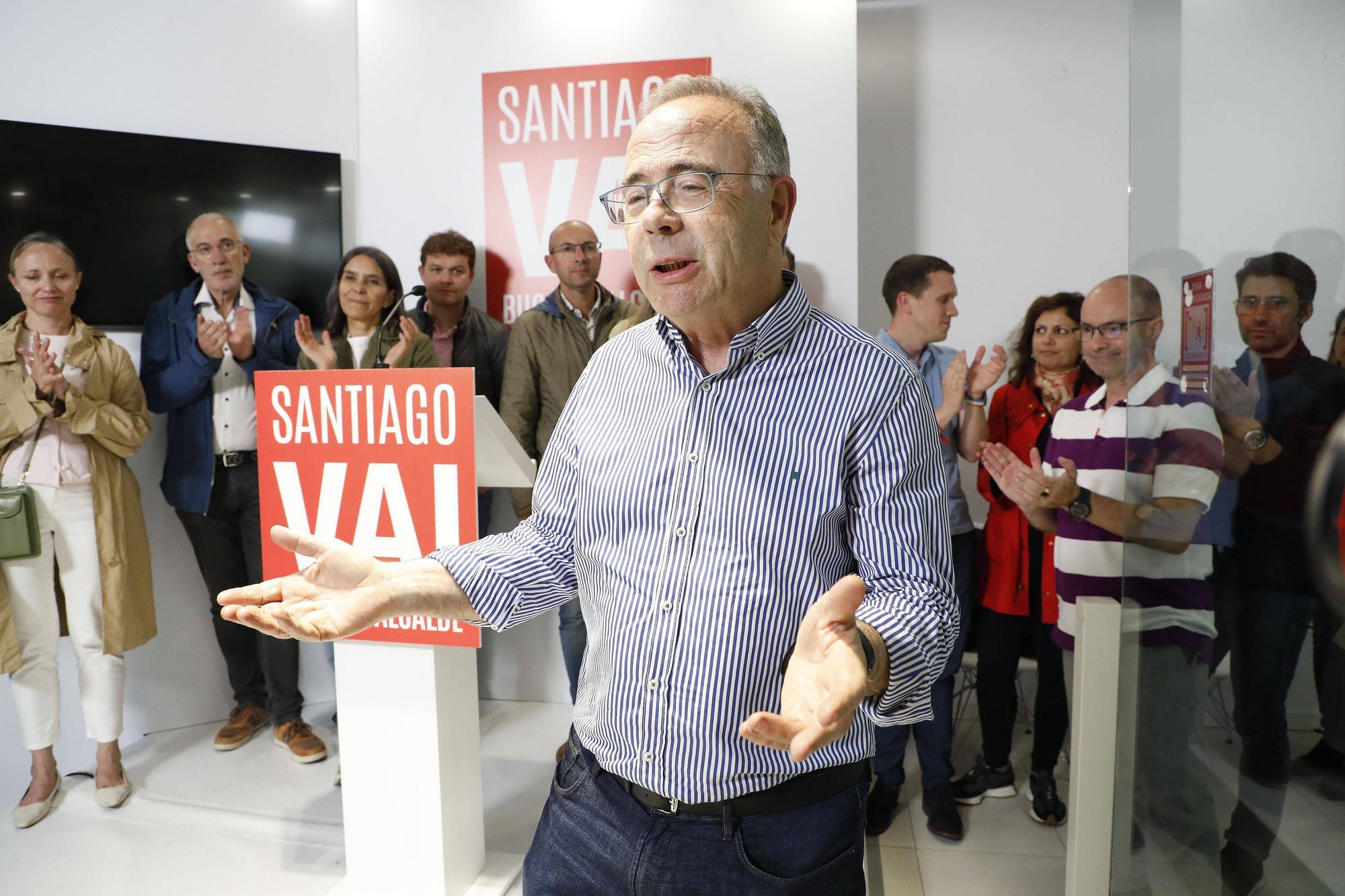 A noite electoral do BNG de Santiago en imaxes