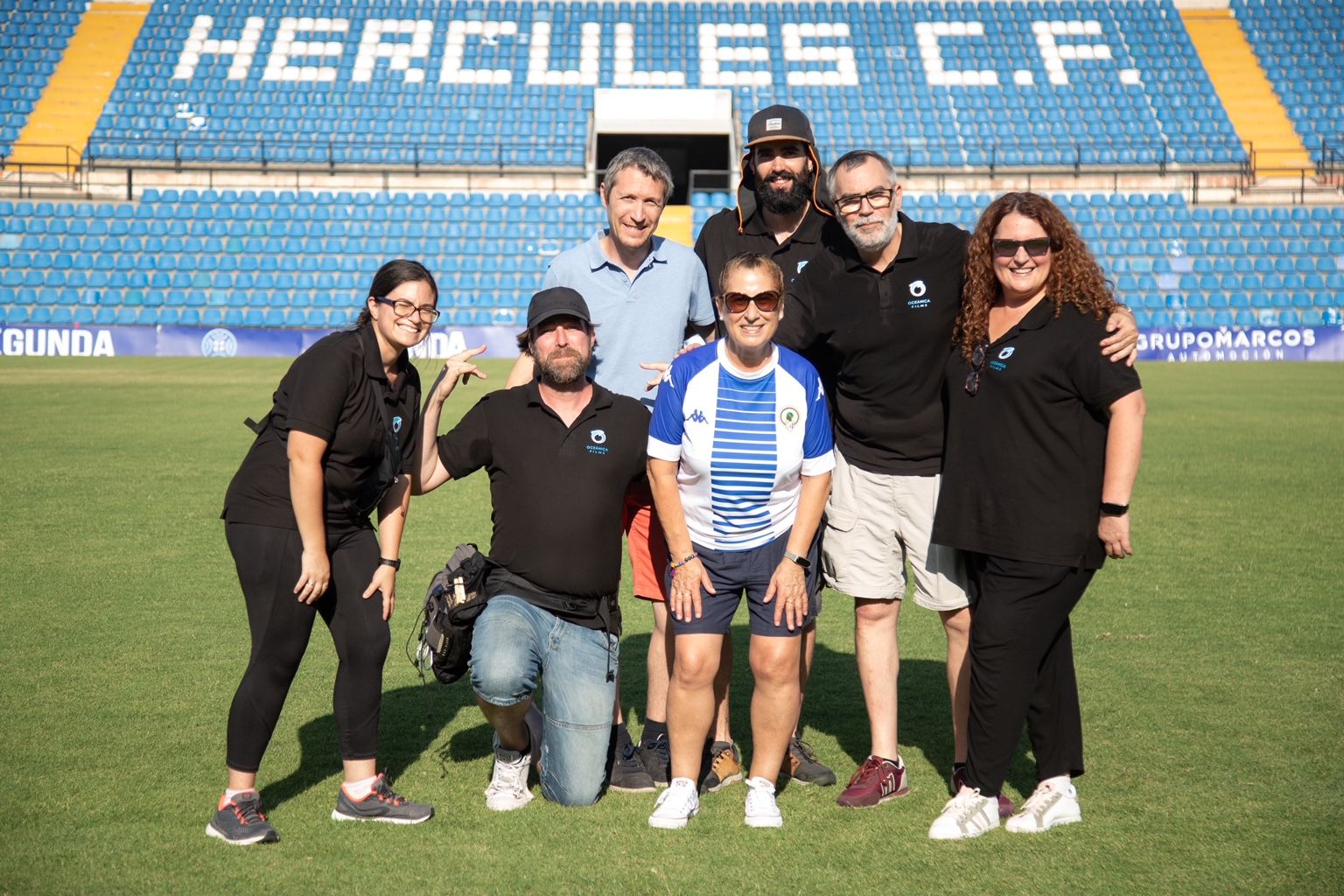 Manu Galipienso rueda un documental del centenario del Hércules