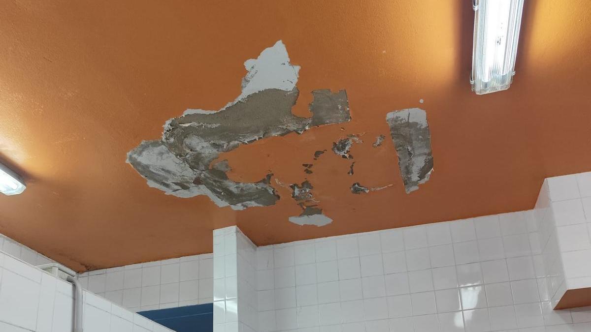 Algunos de los desperfectos en las instalaciones de El Cristo