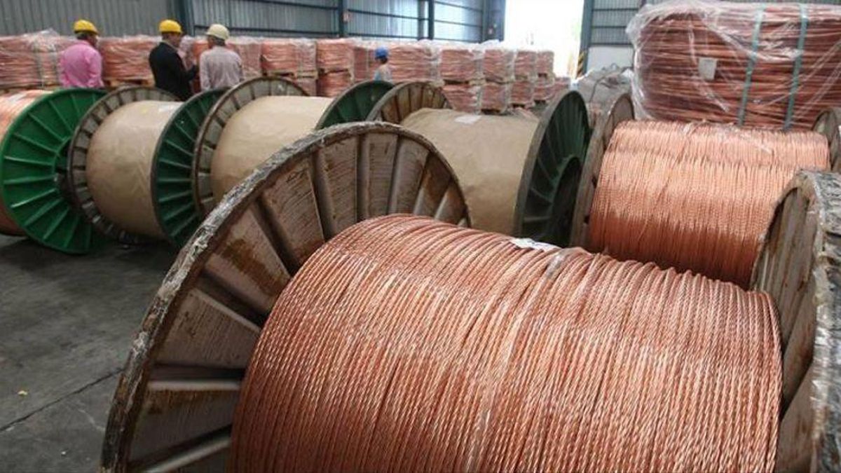 Bovinas de cobre, en las instalaciones de una empresa en una imagen de archivo.