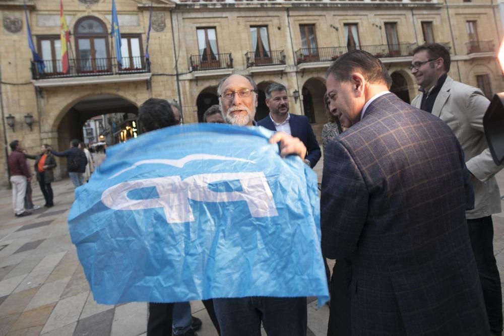 Pleno de elección de Alfredo Canteli