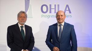 Archivo - Luis Amodio, presidente de OHLA, y José Antonio Fernández Gallar, CEO de OHLA
