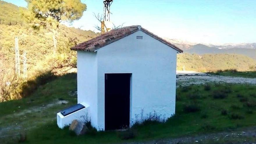 Bombeo de agua en Benarrabá, en la provincia de Málaga, donde se instalarán placas fotovoltaicas.